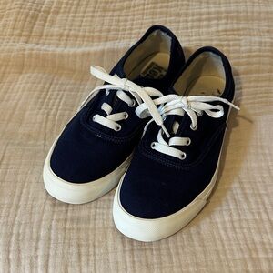 Classic Navy Canvas Sneakers